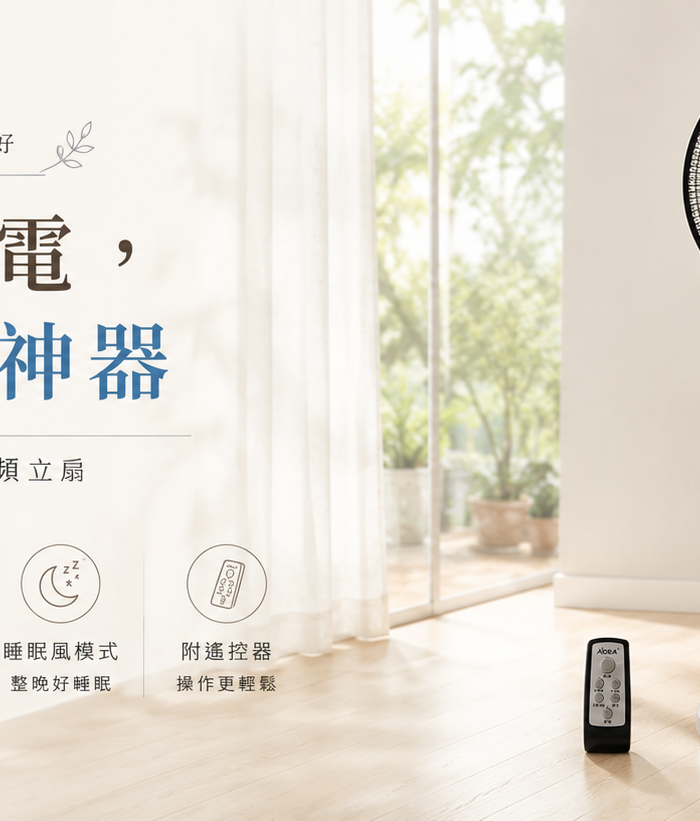 AIDEA 16 吋 DC 變頻遙控立扇